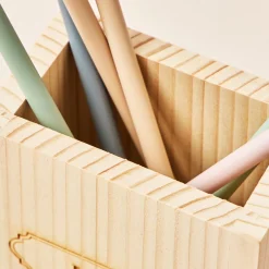 Card Factory Personalised Engraved Wooden Pen Pot