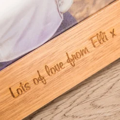 Best Personalised Engraved Wooden Photo Frame - Forever My Dad Personalised Engraved Gifts|Photo Frames
