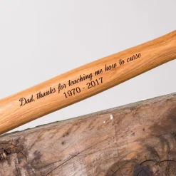 Hot Personalised Engraved Wooden Hammer - Any Message Personalised Jewellery And Keepsakes|Personalised Engraved Gifts