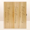 Card Factory Personalised Engraved Wooden Wine Box - Anniversary Milestones