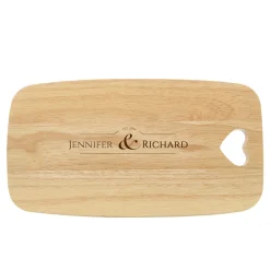 Online Personalised Engraved Wooden Heart Large Chopping Board Personalised Engraved Gifts|Jewellery & Keepsakes