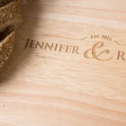 Online Personalised Engraved Wooden Heart Large Chopping Board Personalised Engraved Gifts|Jewellery & Keepsakes