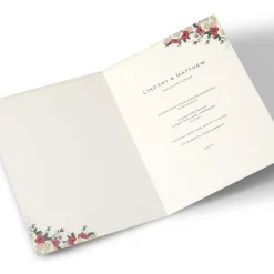 Card Factory Personalised Evening Reception Invitation - Roses