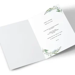 Card Factory Personalised Evening Reception Invitation - Botanical