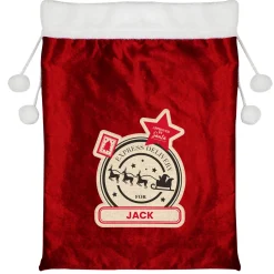 Kids Card Factory Personalised Express Delivery Christmas Sack