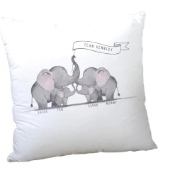 Clearance Personalised Family Cushion - Family Of Elephants Personalised Cushions|Cushions