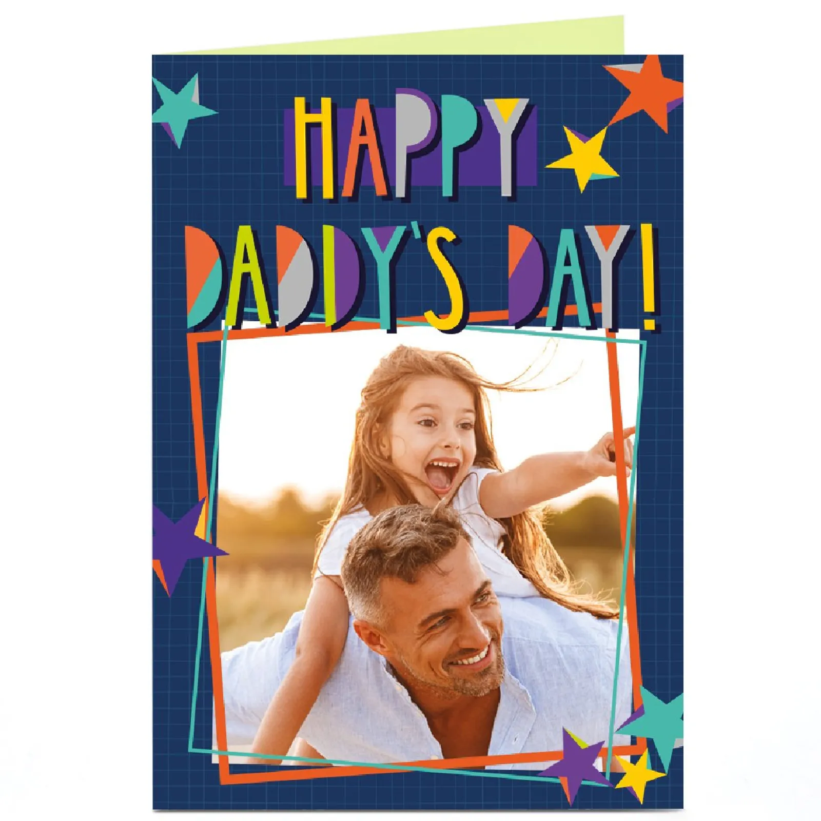 Card Factory Personalised Father's Day Photo Card - Happy Daddy's Day!