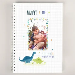 Hot Personalised Father's Day Notebook - Daddy & Me Personalised Notebooks And Stationery|Photo Gifts