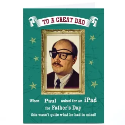 Best Personalised Father's Day Card - A Great Dad Father's Day|Funny