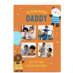 Discount Personalised Father's Day Photo Card - You're Amazing Father's Day|Photo
