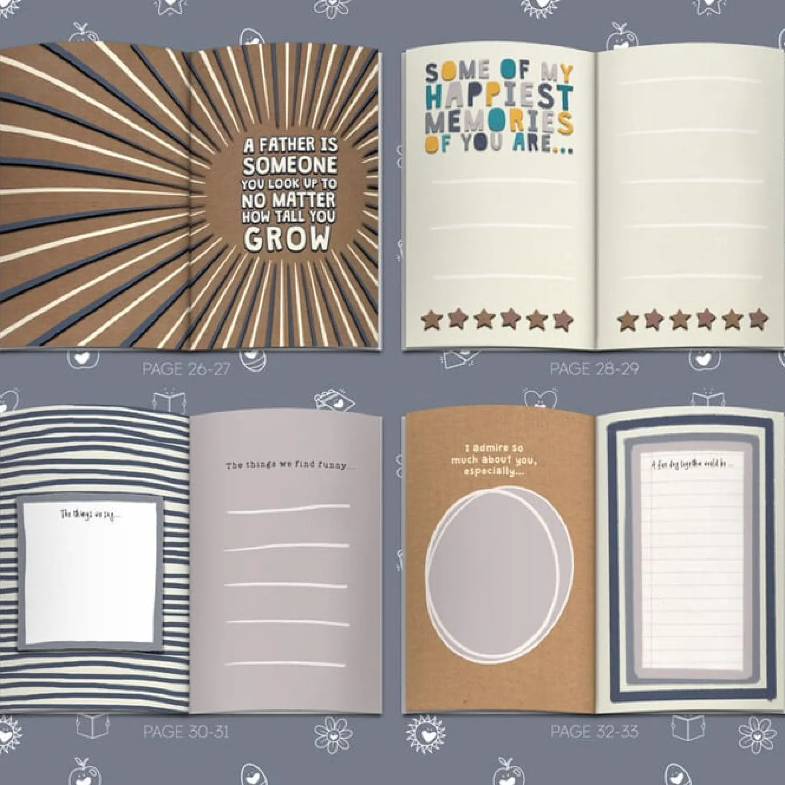Sale Personalised Fill In With Your Words Book About Dad Books|Gifts For Him