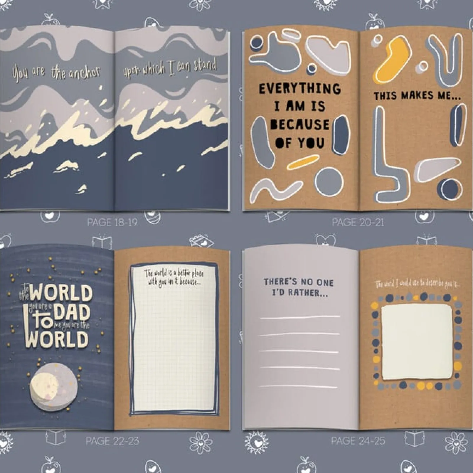 Sale Personalised Fill In With Your Words Book About Dad Books|Gifts For Him