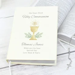 Kids Card Factory Personalised First Holy Communion Holy Bible