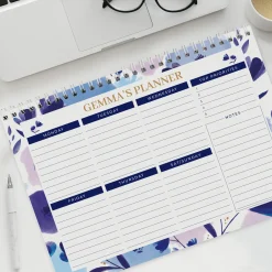 Card Factory Personalised Floral A4 Weekly Planner