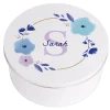 Card Factory Personalised Floral Initial Cake Tin