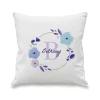 Card Factory Personalised Floral Initial Cushion