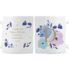 Personalised Floral Initial Mug Personalised Mugs|Mugs
