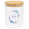 Card Factory Personalised Floral Initial Storage Jar