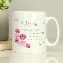 Best Personalised Floral Mum Mug Personalised Mugs|Mugs