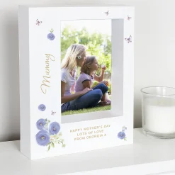Card Factory Personalised Floral White Box Frame