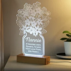 New Personalised Flower Vase LED Light Personalised Canvas & Wall Art|Photo Prints & Wall Art