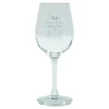 Card Factory Personalised Flowers Wine Glass - Love You Always