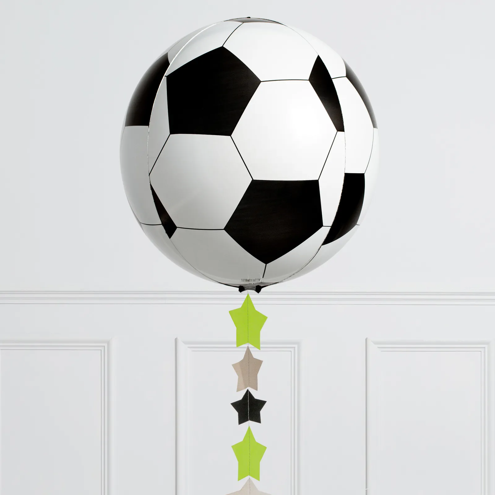 Discount Personalised Football Star Party Orb Balloon - Delivered Inflated! Kids Balloons For Kids|Balloons For Him
