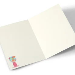 Card Factory Personalised For You Card - Flowers In Pink Vase