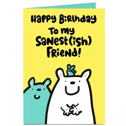 Outlet Personalised Fruitloops Birthday Card - To My Sanest(ish) Friend For Friend|For Friend