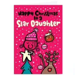 Best Personalised Fruitloops Christmas Card - Daughter Christmas