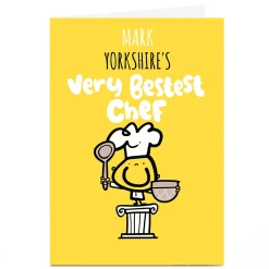 Best Personalised Fruitloops Card - Very Bestest Chef Any Occasion|New Job