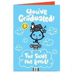 Card Factory Personalised Fruitloops Graduation Card - The Sky's the Limit