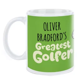 Card Factory Personalised Fruitloops Mug - Greatest Golfer