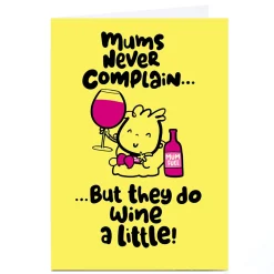 Card Factory Personalised Fruitloops Mother's Day Card - Mums Never Complain
