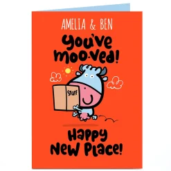 Best Personalised Fruitloops New Home Card - You've Moo-ved! New Home