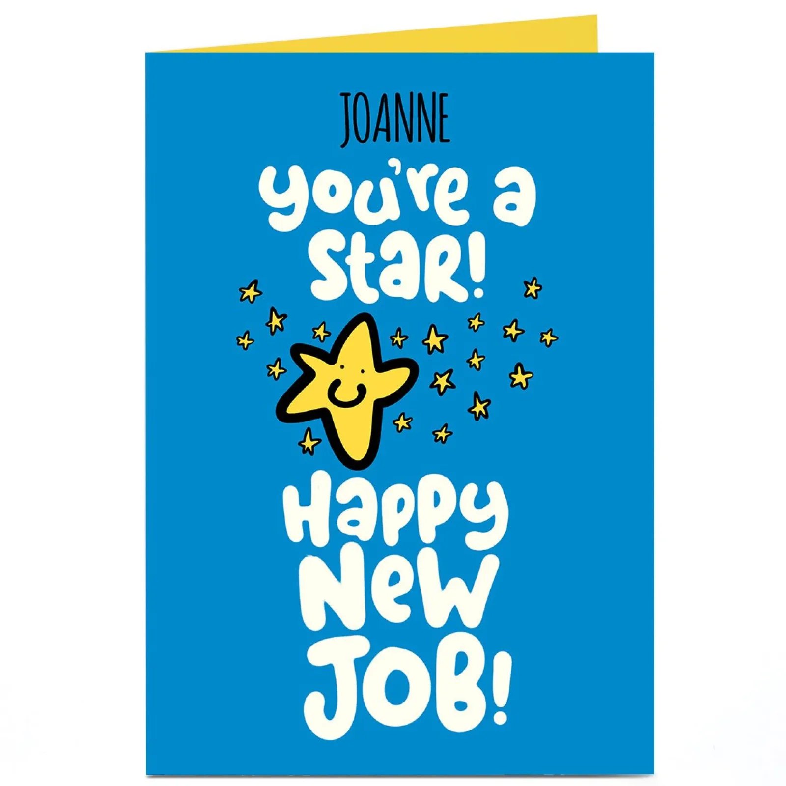 Outlet Personalised Fruitloops New Job Card - You're a Star New Job