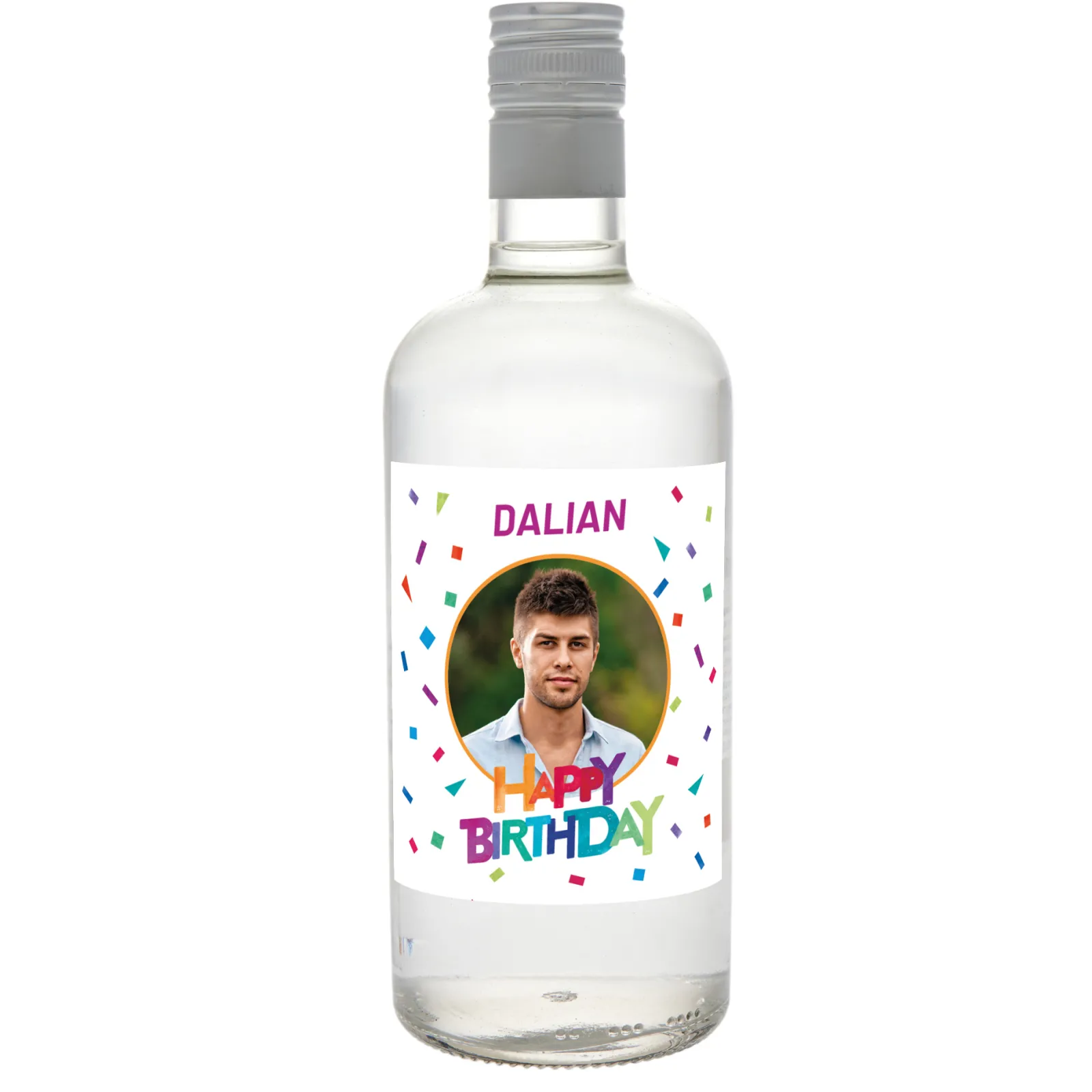 Card Factory Personalised Gin - Birthday Photo & Text