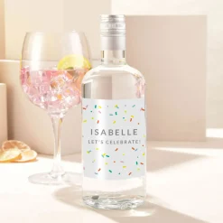 New Personalised Gin - Confetti Let's Celebrate Birthday Gifts|Gifts For Her