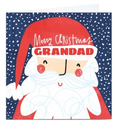 Card Factory Personalised Gingerbread Christmas Card - Santa Hat