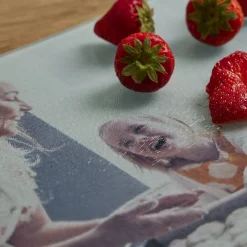 Card Factory Personalised Glass Photo Chopping Board