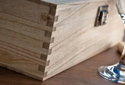 Card Factory Personalised Glenfiddich Wooden Whisky Gift Box - Wedding Rings