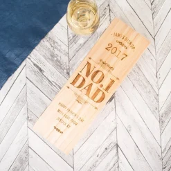 Card Factory Personalised Glenfiddich Wooden Whisky Gift Box - No1 Dad