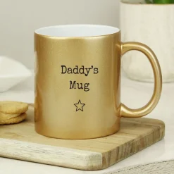 Clearance Personalised Gold Mug Personalised Mugs|Mugs