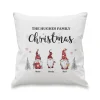 Hot Personalised Gonk Family Christmas Cushion Christmas Gifts