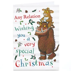 Online Personalised Gruffalo Christmas Card - Any Relation Christmas|Photo