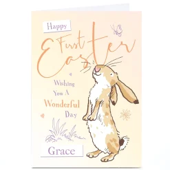 Kids Card Factory Personalised Guess How Much 1st Easter Card - Wishing You a Wonderful Day