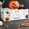 Discount Personalised Halloween Small Wooden Treats Crate Kids Gifts For Kids