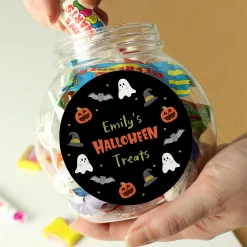 Card Factory Personalised Halloween Sweets Jar