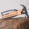Discount Personalised Hammer Multi-tool - Any Message Retirement Gifts|Anniversary Gifts