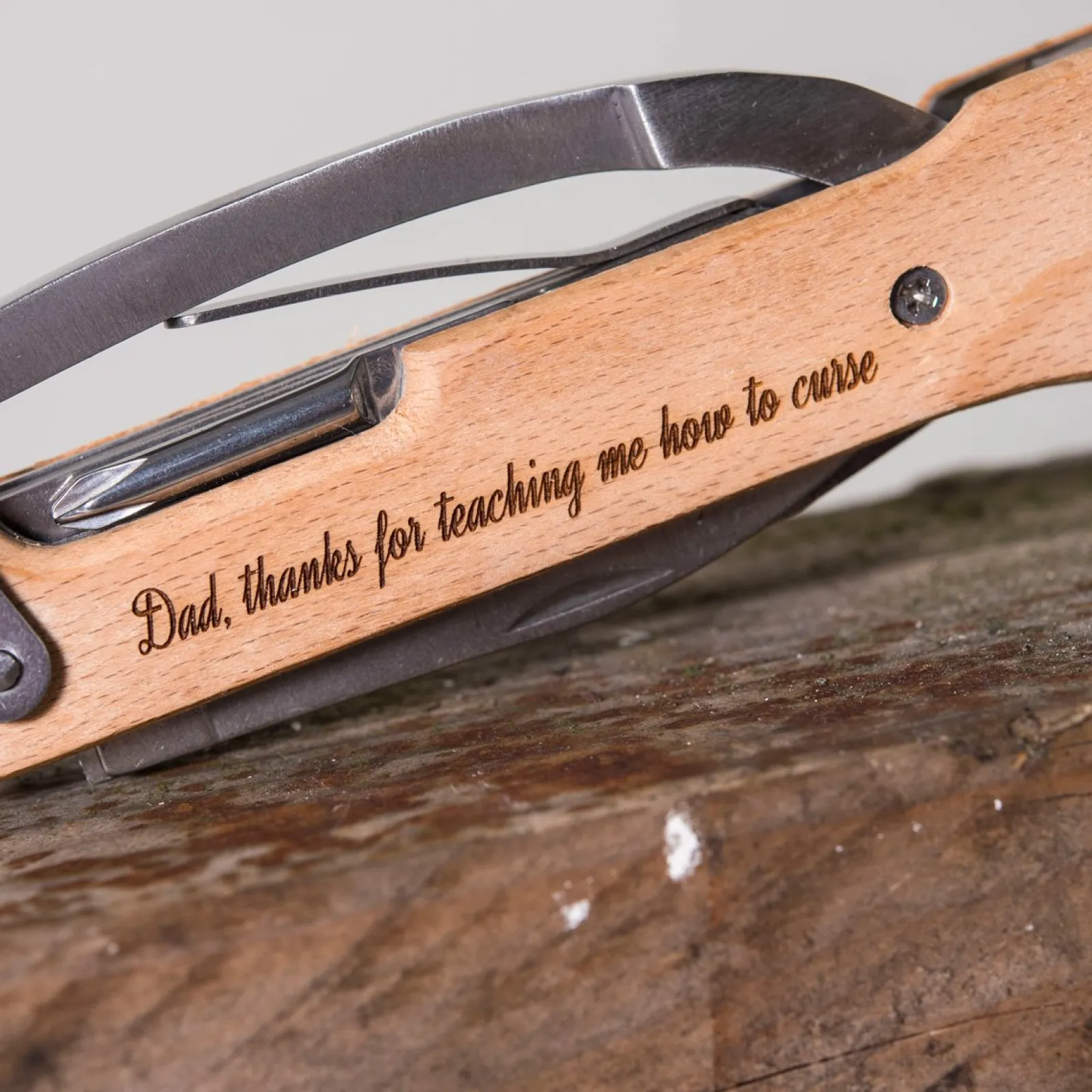 Discount Personalised Hammer Multi-tool - Any Message Retirement Gifts|Anniversary Gifts